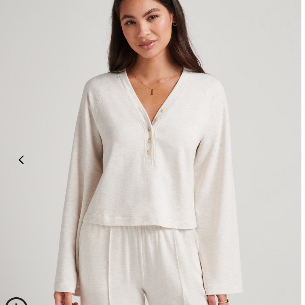 TRAVIS MATTHEW LOS ALTOS CLOUD FRENCH TERRY TOP SIZE Large